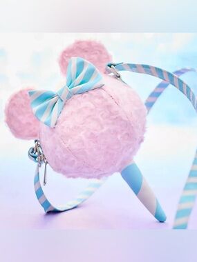Minnie Mouse Cotton Candy Floss Disney Loungefly Crossbody